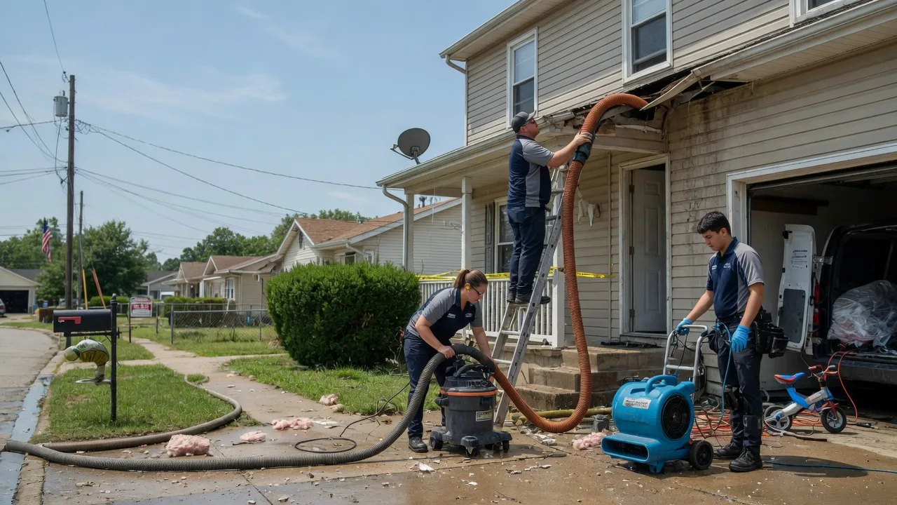 Water Damage Restoration in Denton, KS near me